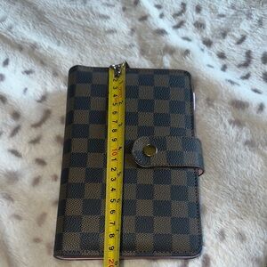 Elegant Checkered planner with Snap Closure